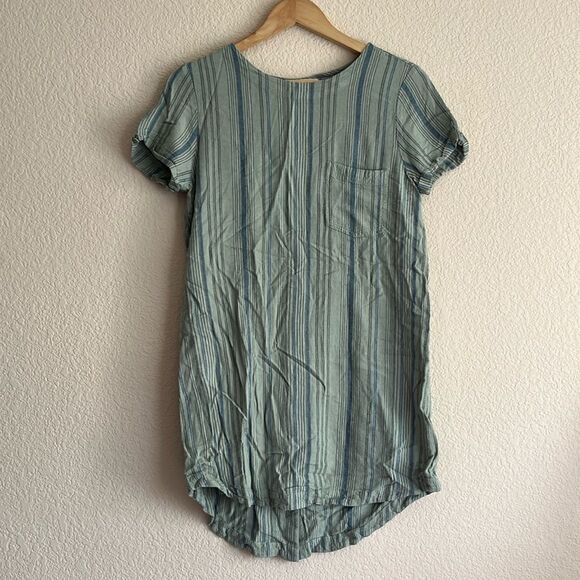 Cloth & Stone Anthropologie Linen Blend Tunic Shirt Dress S - Picture 1 of 5